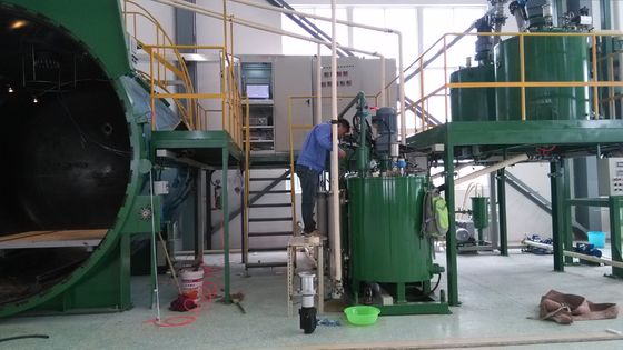10〜110KV 乾燥隔熱ブース 静的混合用真空鋳造装置